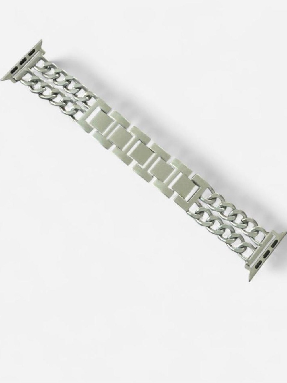 Silver Metal Link Watch Band for Apple Watch 42mm